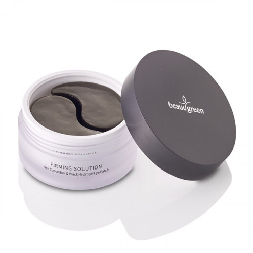 BeauuGreen Sea Cucumber & Black Hydrogel Eye Patch Hidrogelio paakių pagalvėlės su jūros agurko ekstraktu