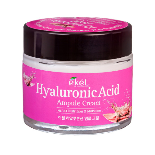 Ekel Hyaluronic Acid Ampule Cream  Veido kremas su hialurono rūgštimi