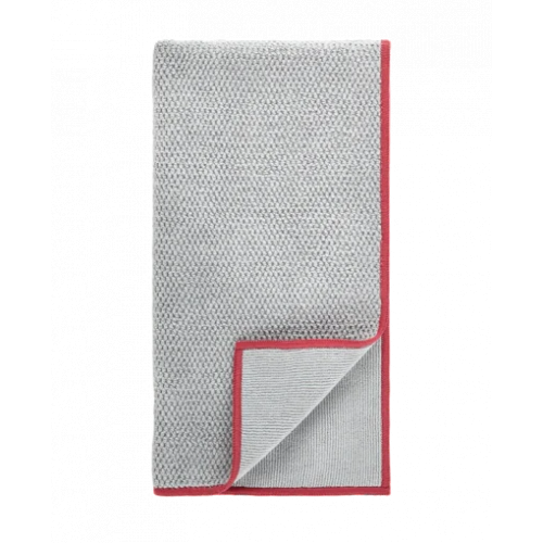 Norwex Norwex Textured Kitchen Towel 1 pc. Grey with Red Trim
