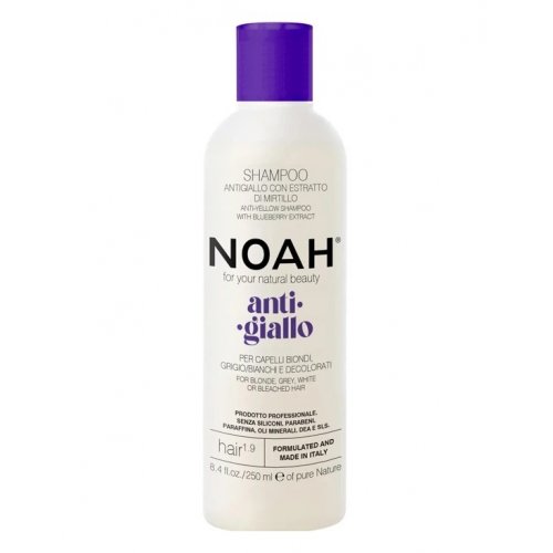 Photos - Hair Product Noah Noah 1.9 Anti-Yellow Shampoo With Blueberry Extract 250ml KS393022