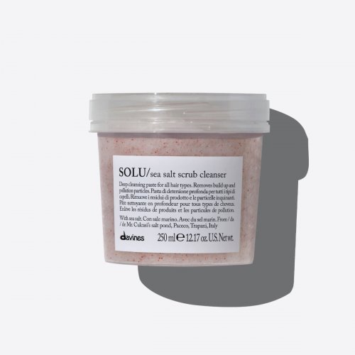 Davines SOLU Sea Salt Scrub Cleanser Šveitiklis su jūros druska