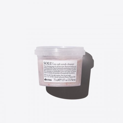 Davines SOLU Sea Salt Scrub Cleanser Šveitiklis su jūros druska