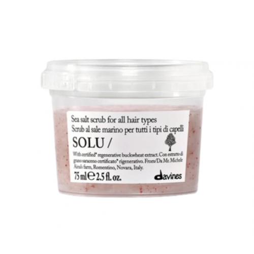 Davines SOLU Sea Salt Scrub Cleanser Šveitiklis su jūros druska