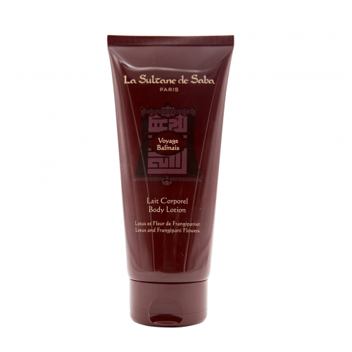 La Sultane De Saba Body Lotion Lotus and Frangipani Flowers