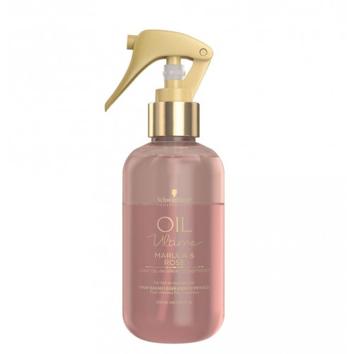 Schwarzkopf Professional Oil Ultime Marula & Rose Light Oil-In-Spray Conditioner Purškiamas kondicionierius  200ml