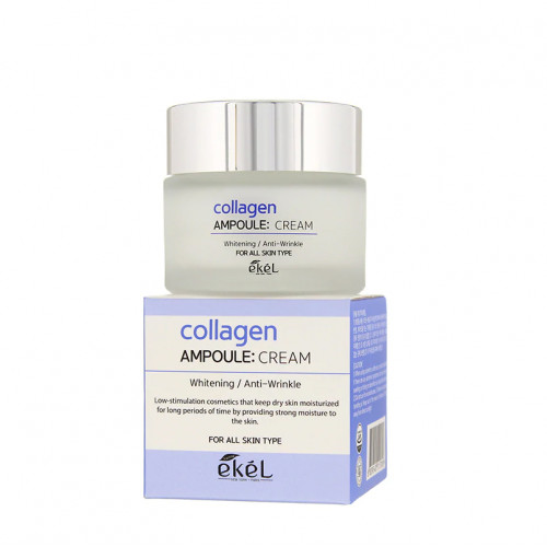 Ekel Ampoule Cream Collagen Veido kremas su kolagenu