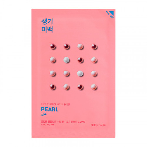 Holika Holika Pure Essence Mask Sheet Pearl Lakštinė veido kaukė su perlų ekstraktu