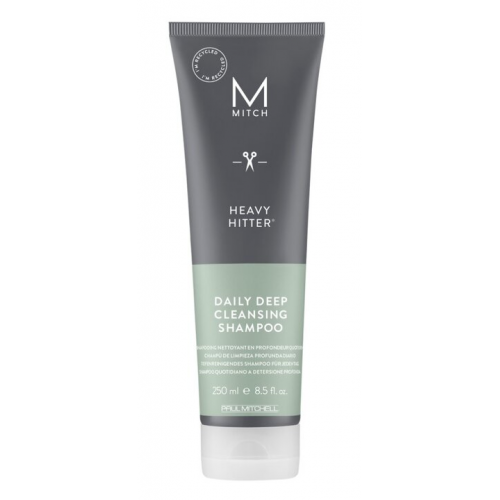 Paul Mitchell Mitch Heavy Hitter Daily Deep Cleansing Shampoo Kasdienis giliai valantis šampūnas vyrams 250ml