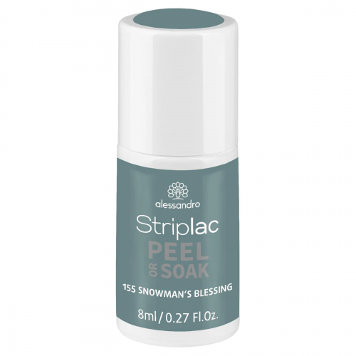 Alessandro Alessandro Striplac Peel Or Soak 8ml 155 Snowman's Blessing