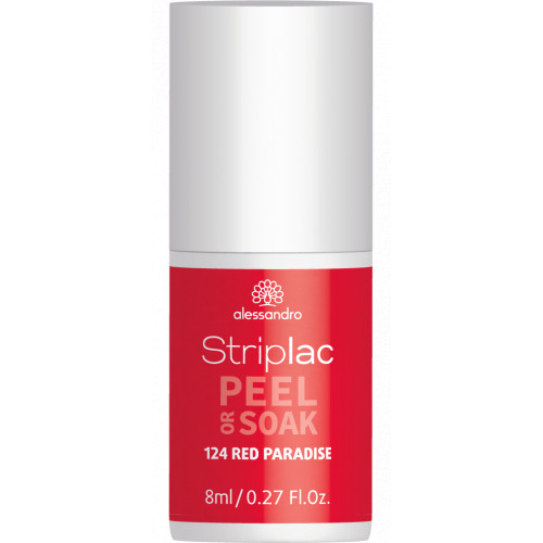 Alessandro Alessandro Striplac Peel Or Soak 8ml 124 Red Paradise