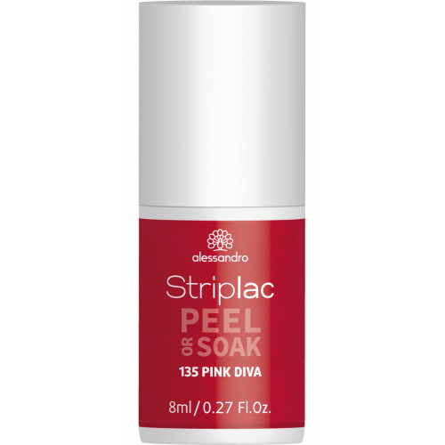 Alessandro Alessandro Striplac Peel Or Soak 8ml 135 Pink Diva
