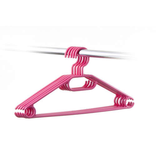 HomelyWorld HomelyWorld WZ8 Plastic Hangers Pink 50 pcs.