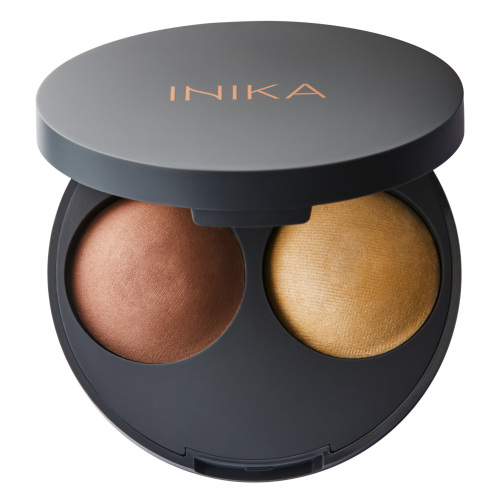 Inika Organic Baked Contour Duo Kompaktinė kontūravimo priemonė