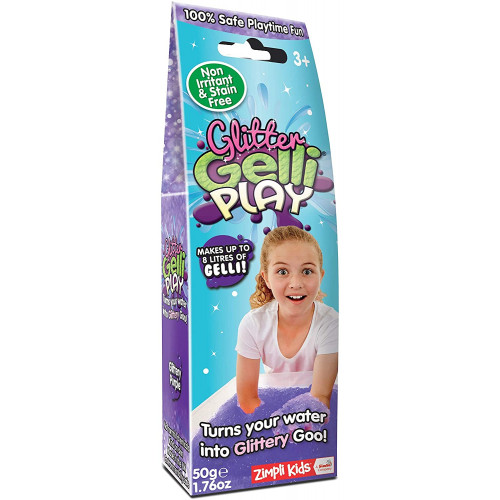 Zimpli Kids Glitter Gelli Play 50g Purple