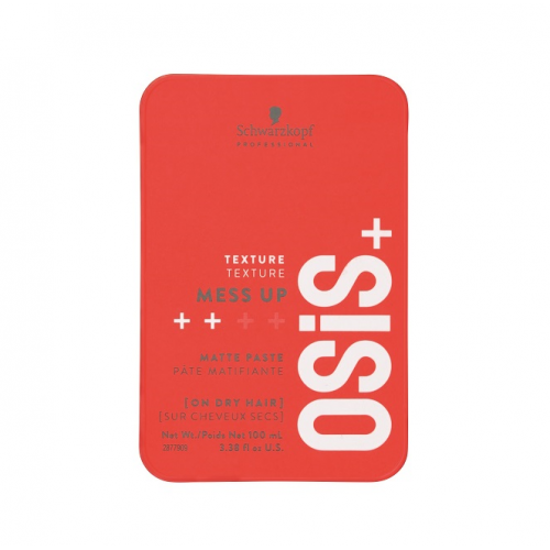 Schwarzkopf Professional Osis+ Mess Up Matte Paste Matinė plaukų pasta