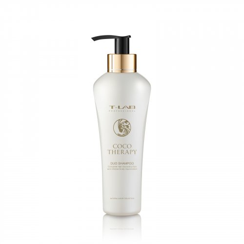 T-LAB Professional Coco Therapy Duo Shampoo Sausų ir pažeistų plaukų šampūnas