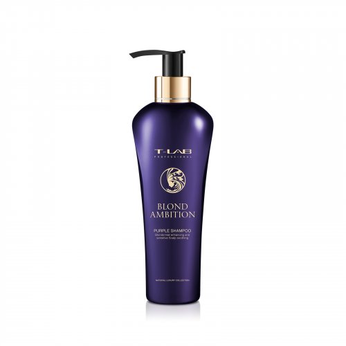 T-LAB Professional Blond Ambition Purple Shampoo Purpurinis šampūnas šviesintiems plaukams