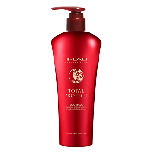 T-LAB Professional Total Protect Duo Mask Dažytų ar chemiškai apdorotų plaukų kaukė