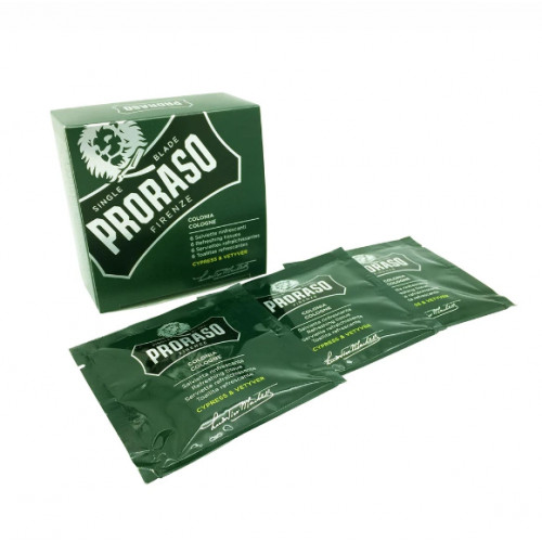 Proraso Refreshing Tissues 6 pcs Cypress & Vetyver