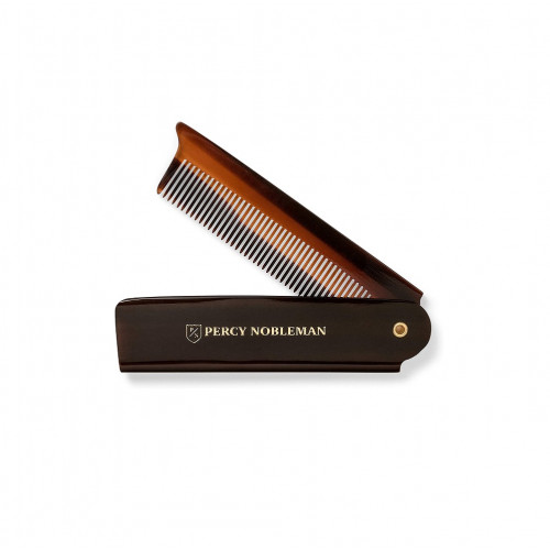 Percy Nobleman Folding Beard & Hair Comb Sulankstomos barzdos ir ūsų šukos