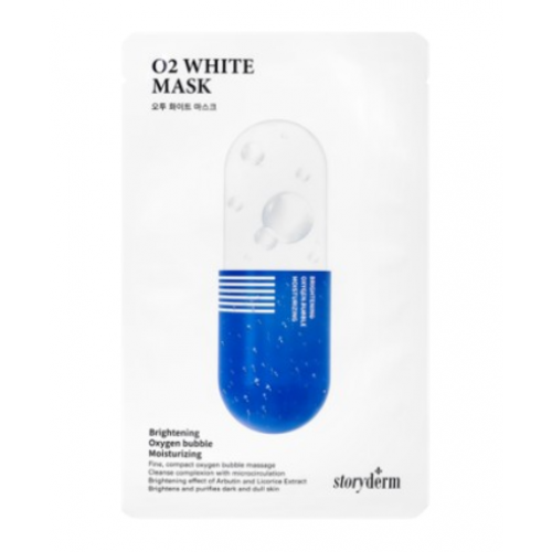 Storyderm O2 White Mask Lakštinė veido kaukė su deguonimi