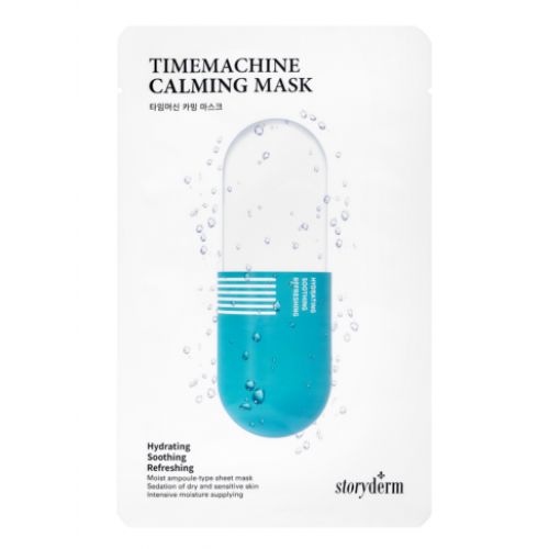 Storyderm Time Machine Calming Mask Lakštinė veido kaukė prieš senėjimą