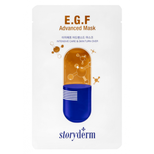 Storyderm E.G.F Advanced Mask Lakštinė kaukė odos regeneracijai ir atstatymui