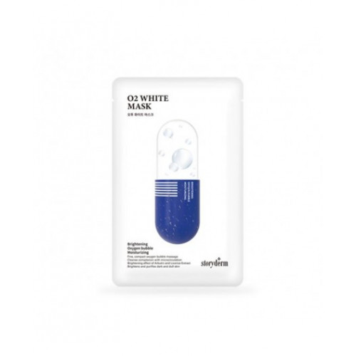 Storyderm O2 White Mask Lakštinė veido kaukė su deguonimi