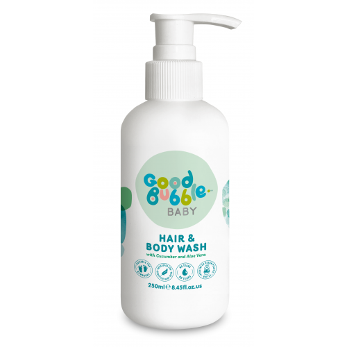 Good Bubble Baby Hair & Body Wash Plaukų ir kūno prausiklis su agurkų ir alavijo ekstraktais