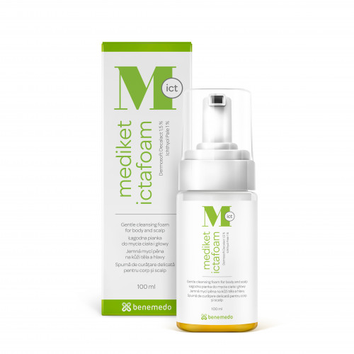 Mediket Ictafoam Gentle Cleansing Foam Mazgāšanas putas ar baltu ihtiolu