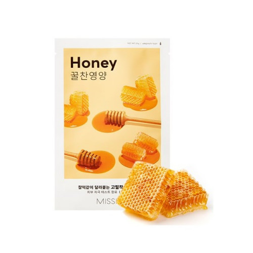 Missha Airy Fit Sheet Mask Honey Veido kaukė