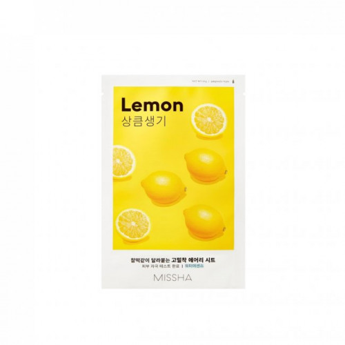 Missha Airy Fit Sheet Mask Lemon Veido kaukė