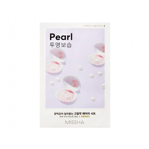 Missha Airy Fit Sheet Mask Pearl Veido kaukė