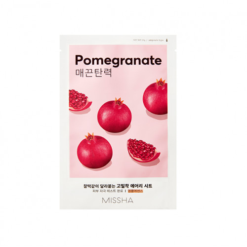 Missha Airy Fit Sheet Mask Pomegranate Sejas maska