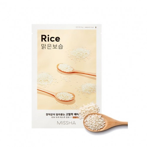 Missha Airy Fit Sheet Mask Rice Veido kaukė
