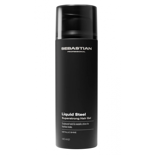 Photos - Hair Styling Product Sebastian Professional Sebastian Professional Liquid Steel Superstrong Hair Gel 140ml KS003380