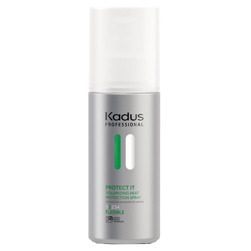 Kadus Professional Protect It Volumizing Heat Protection Spray Apimties suteikiantis, nuo karščio apsaugantis plaukų losjonas