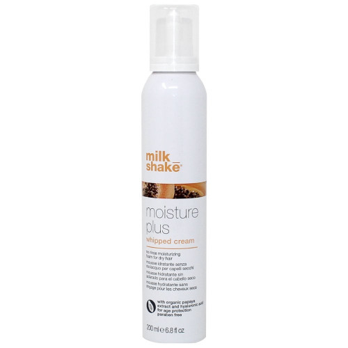 Milk_shake Moisture Plus Whipped Cream Drėkinamosios putos sausiems plaukams