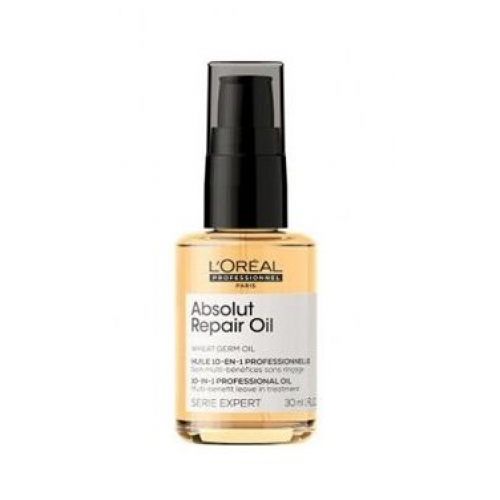 Photos - Hair Product LOreal L'Oréal Professionnel L'Oréal Professionnel Absolut Repair 10in1 Leave-In Treatment Oil 30ml KS149571