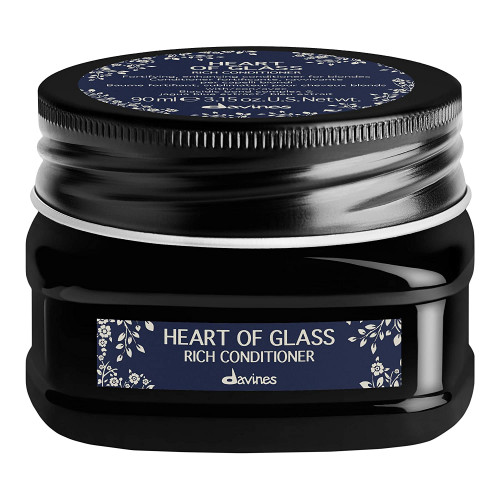 Davines Heart of Glass Rich Conditioner Šviesius plaukus maitinantis kondicionierius