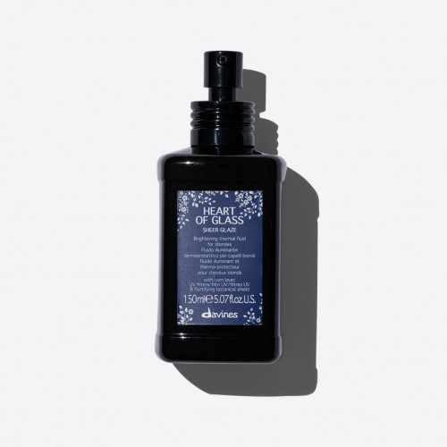 Davines Heart of Glass Sheer Glaze Blizgesys ir apsauga šviesiems plaukams