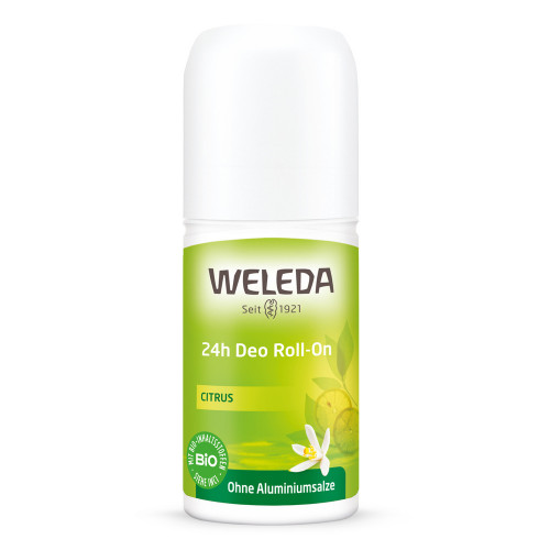 Weleda Citrus 24h Deo Roll On Deodorant Rutulinis dezodorantas su citrusais