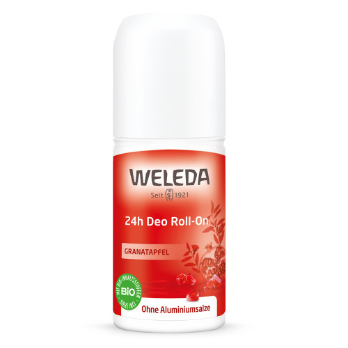 Weleda Pomegranate 24h Roll On Deodorant Rutulinis dezodorantas su granatais