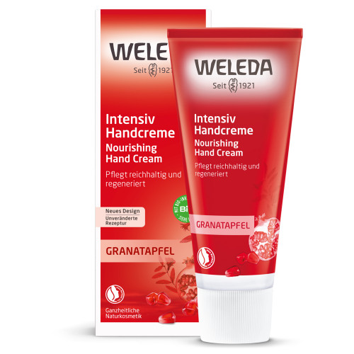 Weleda Pomegranate Nourishing Hand Cream Regeneruojamasis rankų kremas su granatais
