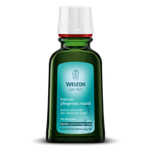 Weleda Rosemary Condition & Shine Hair Oil Maitinamasis aliejus plaukams su rozmarinais