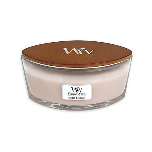 WoodWick Vanilla & Sea Salt Candle Žvakė Heartwick