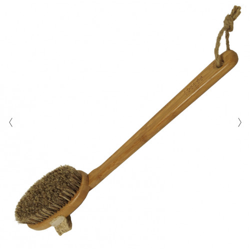 Hydrea London Hydrea London Bamboo Body Brush with Detachable Handle 1 unit