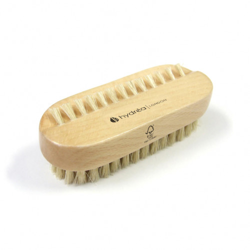 Hydrea London Dual Sided Hand & Nail Brush with Natural Bristle Dvipusis šepetėlis rankoms ir nagams