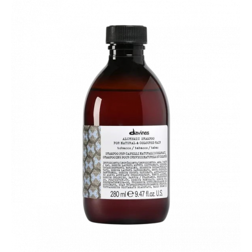 Davines ALCHEMIC Shampoo Tobacco Rudą atspalvį paryškinantis plaukų šampūnas