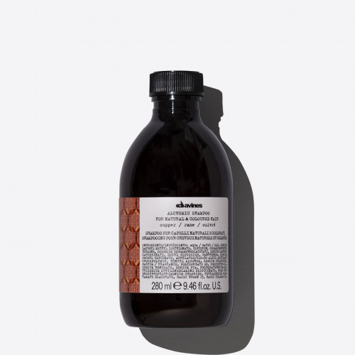 Davines Alchemic Copper Shampoo Dažantis plaukų šampūnas vario spalvos